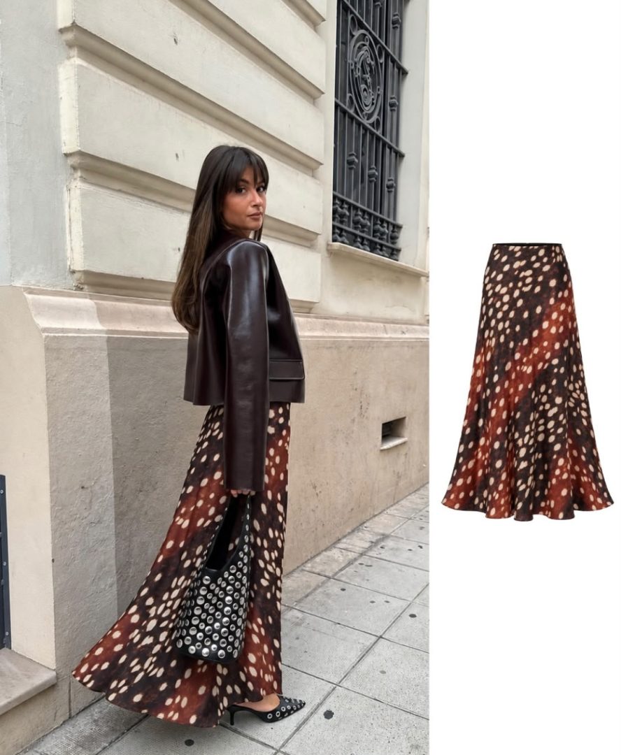 Zra model yılın trendi puantiyeli etek